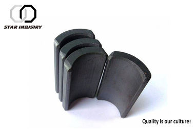 Schwarze harte Ferrit-Magneten, Ferrit-Bogen-Magnet für industrielle Motoren